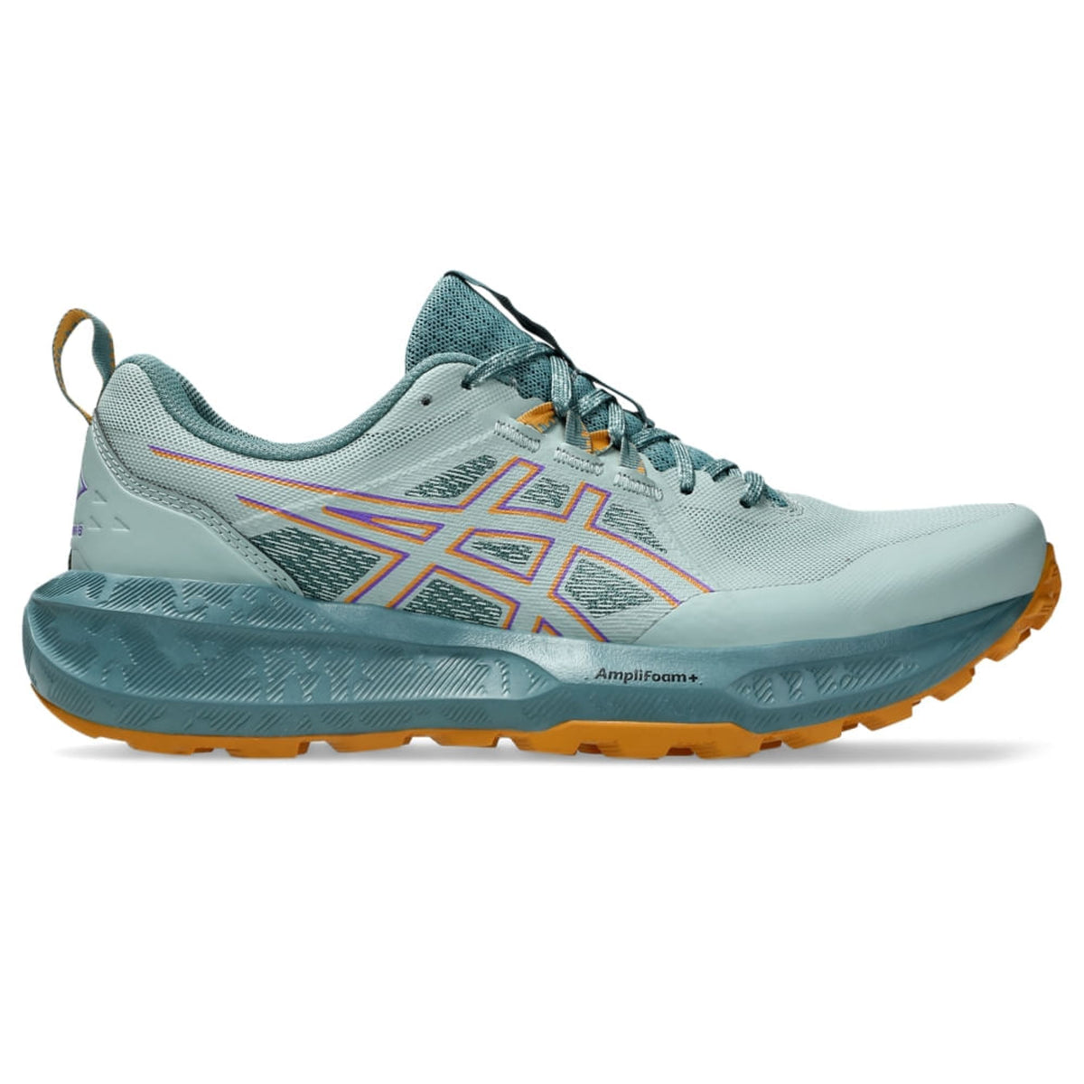 Ocean Haze/Radiant Amethyst — lateral externa do ASICS GEL-Sonoma 8 Feminino